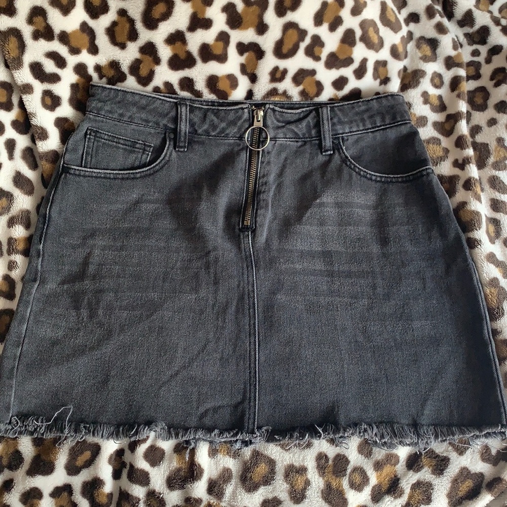 Black Mini Skirt from PacSun